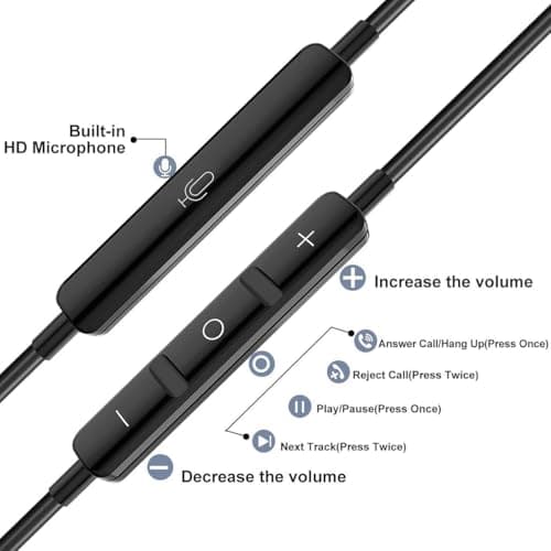 USB C Earphone, Magnetic Wired HiFi Stereo Earphones Compatible with iPhone 17/16/15 Pro Max Plus, iPad Pro Air, Samsung Galaxy S25/S24/S23/Ultra, Google Pixel, Huawei, Xiaomi, Android, Type C - Image 4