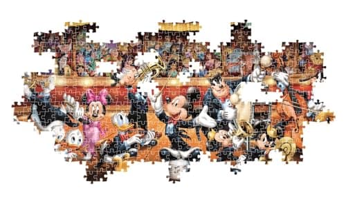 Clementoni - Puzzle for Adults 1000 Pieces, Panorama Disney Orchestra Compact Box, Made in Italy, 37067 - Image 7