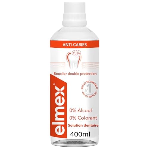 ELMEX - Bain de Bouche elmex Anti-Caries - Reminéralise et aide à protéger contre les caries - Rafraîchit l'haleine - 400 ml - Image 3