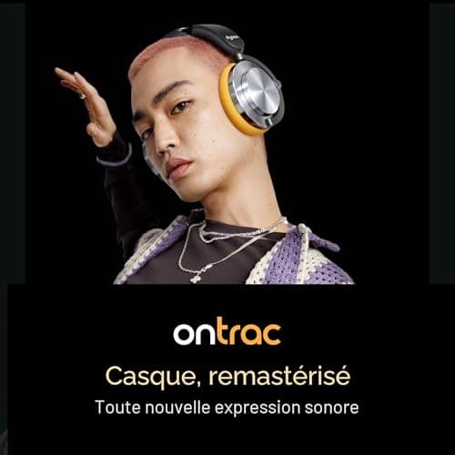 Dyson OnTrac™ Wireless Headphones with Active Noise Cancelling - 55 hrs of Battery Life - Bluetooth 5.0- Fast Charge from 10 Minutes 6Hz to 21kHz Protective Case - Customisable (Aluminium/Yellow) - Image 3