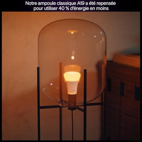 Philips Hue Ampoule LED connectée A67, White Ambiance, Culot E27, 11,8 W, Spectre complet 1000-2000 K, 1600 lumens, Intensité variable, Compatible avec Alexa, Google Assistant et Apple Home, pack de 1 - Image 8