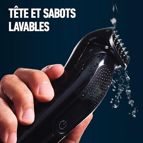 King C. Gillette Kit tondeuse à barbe pour homme, tondeuse sans fil + lames aiguisées de longue durée et 3 régulateurs de longueur interchangeables pour le soin de la barbe - Image 4