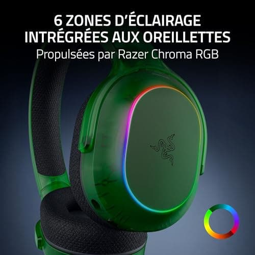 Razer Barracuda X Phantom Green Edition - Multiplatform Wireless Gaming Headset (285g, Triforce 40mm Driver, Dual Wireless HyperSpeed and Bluetooth) Phantom Green - Image 5