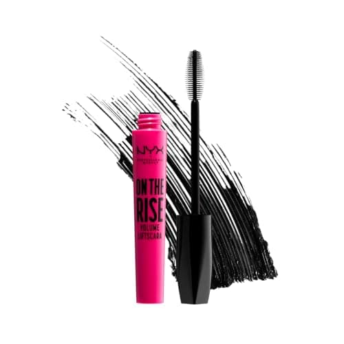 NYX Professional Makeup On The Rise Volume Liftscara, Mascara Volume Instantané, Brosse Sablier Élastomère, Formule Vegan, 10 ml, Couleur : Noir Mat - Image 5
