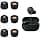 3 Pairs of Replacement In-Ear Earphones Compatible with Sony WF-1000XM5 Padded In-Ear Earphones (S, Black) - Image 2