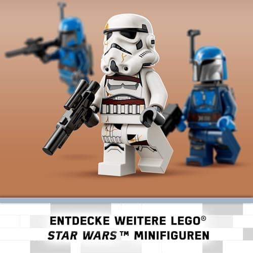 LEGO Star Wars Nighttrooper Figure Set with Blaster Gun and Helmet - Alternative to Battle Pack, Mini Figures, Imperial Night Trooper #1 - Image 5