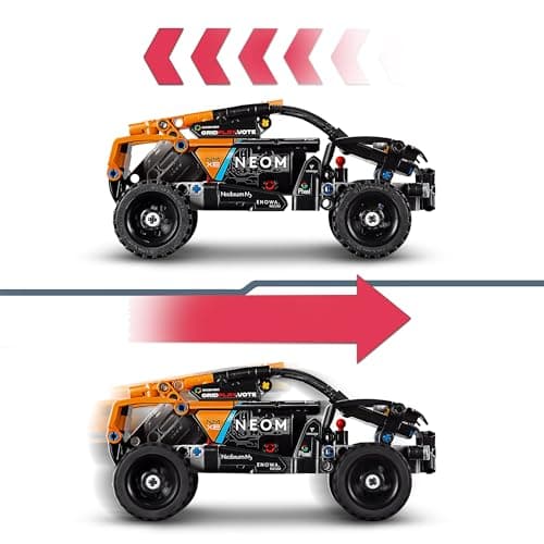 LEGO Technic NEOM McLaren Extreme E Race Car, Jouet de Voiture à Rétrofriction pour Enfants, à Construire, Cadeau Technique pour Garçons et Filles Dès 7 Ans 42166 - Image 5