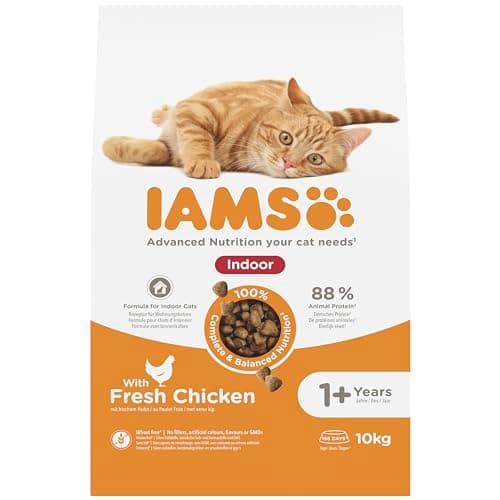 IAMS Advanced Nutrition - Premium Dry Food for Indoor Cats - 100% Complete and Balanced - Tuna - Non-GMO - Artificial Flavour Colouring - Resealable Bag 10 kg - Image 4