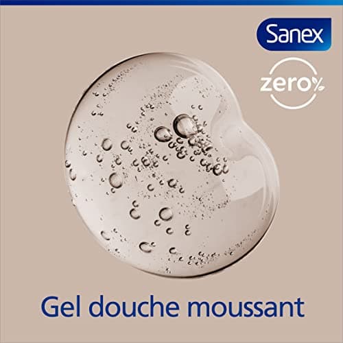 SANEX - Gel douche Nourrissant Zero% pour peaux sèches - Offre jusqu'à 8h d'Hydratation - le flacon de 725 ml - Image 8