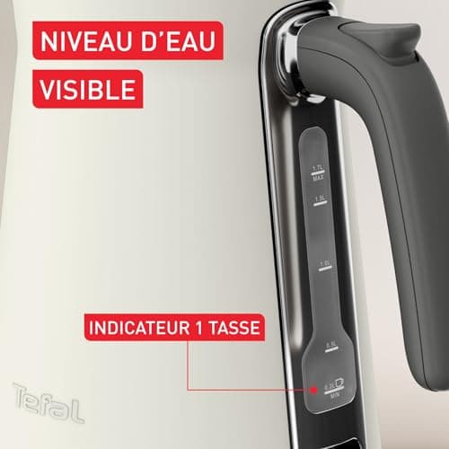Tefal Collection, Stainless steel kettle, Easy filling and cleaning, Rise, KI666AE0 - Image 7