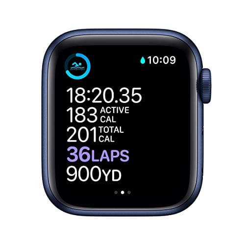 Apple Watch Series 6 (GPS + Cellular, 40MM) Blue Aluminium Case with Navy Blue Sport Strap (Refurbished) - Image 4
