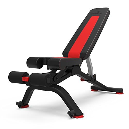 Bowflex 5.1S SelectTech 552i Adjustable Weight Bench & Compact Variable Load Dumbbell (Price for 1 Single Dumbbell Adjustable from 2 to 24 kg), Unisex Adult, Black/Grey/Red - Image 4