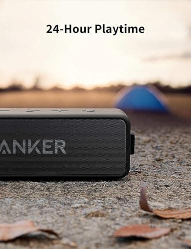 Soundcore Anker 2 Enceinte Bluetooth, Enceinte Bluetooth Puissante sans Fil avec Basses Puissantes, Autonomie de 24 Heures, Porté de 20 m, Etanche Waterproof IPX7 et Microphone Intégré - Image 5