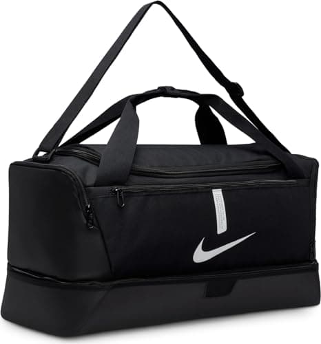 Nike, Academy Team, Football Duffel Bag Black/Black/White - Image 7