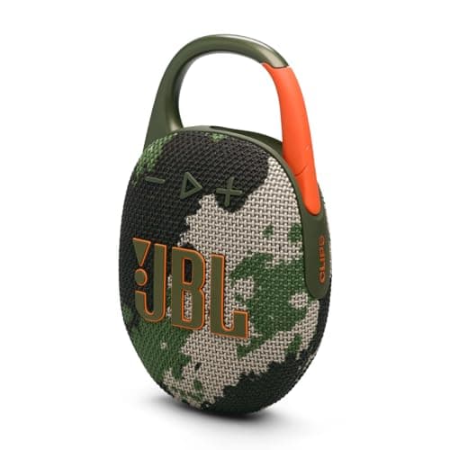 JBL Clip 5, ultra-portable Bluetooth speaker, built-in carabiner, JBL Pro, powerful bass, 12 hours of battery life, Playtime Boost function, IP67 water and dust resistant, camouflage design - Image 2
