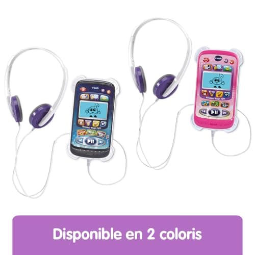VTech - Magic Light Pink Music Player for Children with Headphones and Backlit Screen, Light Effects, Educational Music and Games, Gift for Children from 3 to 6 Years - Image 7