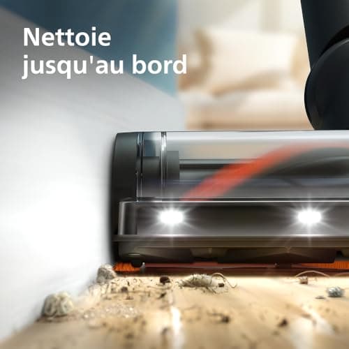 Philips 7000 Series Pet Cordless Vacuum Cleaner - Broom Vacuum Cleaner with Superior Suction Power, 80 Min Battery Life, Floor Type Detection, Anti Tangle Hair LED Tips (XC7065/01) - Image 8