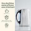 Cuisinart Electric Kettle Multi-Temperature - Fast Boiling - Cordless - Silver - Stainless Steel Finish - 1.7L Capacity - Adjustable Temperature - Removable and Washable Filter - Image 4