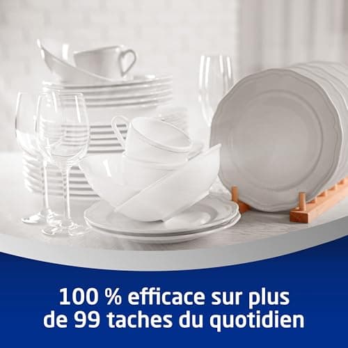 SUN - All in 1 regular dishwasher tablets - 86 tablets - with 85% ingredients of natural origin - 100% effective on more than 99 stains - Made in France - Image 8