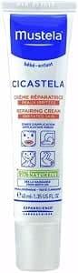 Mustela Cicastela Repair Cream, Face and Body, Infants, Children, The Whole Family - Redened Skin, Scratches, Chickenpox, Post-Waxing, Mosquito Bites, Vaccine (40 ml)