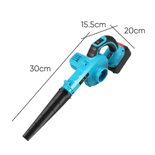 Cordless Leaf Blower for Makita 18V Battery, 2 in 1 Leaf Blower with 7500mAh Battery x2, 5 Speed Control, Vacuum and Garden Blower (7500mAh x2) - Image 7