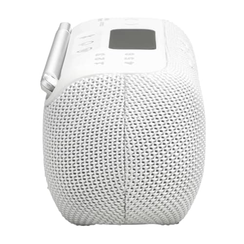 JBL Tuner 3 Portable Dab/Dab+/FM Radio with Bluetooth, 6 Presets, 15 Hours Battery Life, IP68 Waterproof, Auracast Multi-Speaker Connection, Compatible with JBL Portable App, White - Image 5