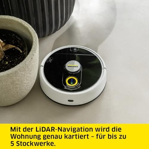 New KARCHER RCF 3 - Robot Laveur de sols connecté - Autonomie 120 Min - Rouleau de Nettoyage - Navigation LiDAR - Programmable - Image 7