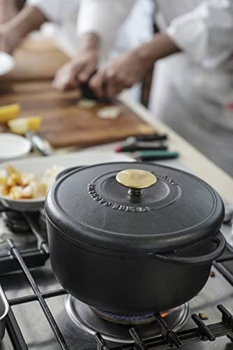 Tefal Pierre Gagnaire Heritage E2230404 Cast Steel Casserole Dish, Round, Black, 25 cm, 5.1 L, Induction - Image 7
