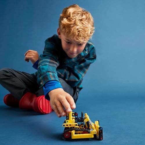 LEGO Technic Le Bulldozer, Jouet de Construction pour Enfants, Véhicule Excavateur, Cadeau pour Garçons et Filles Dès 7 Ans, Jeu Imaginatif 42163 - Image 7