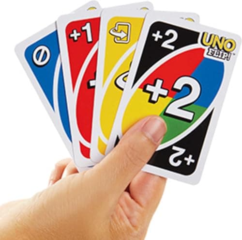 Uno GDG37 Card Game with 112 Cards in a Sturdy Metal Box, with Amazing New Action Cards, Adults, Children, Teenagers, Ages 7 and Above - Image 6