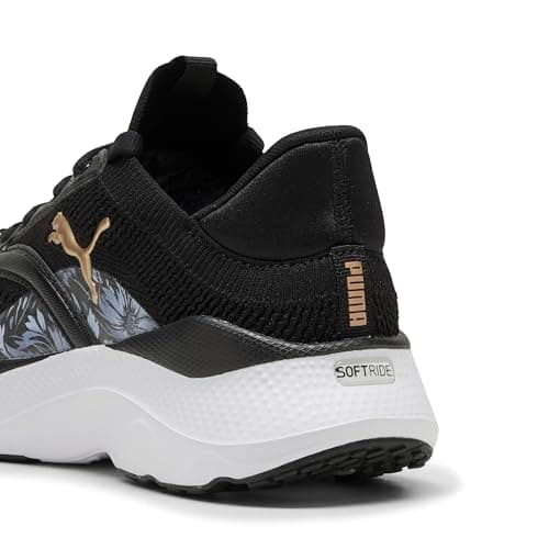 PUMA Softride Mayve Bloom WNS Women's Road Running Shoes, PUMA Black, Rose Gold, 40.5 EU - Image 3