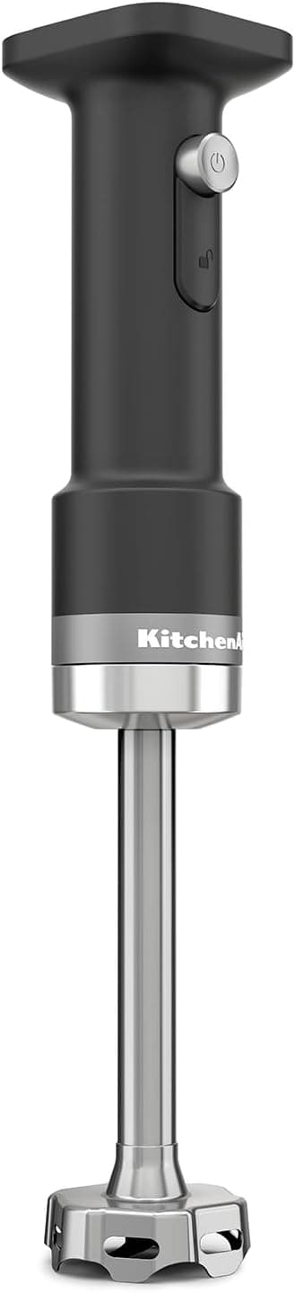 Kitchenaid Cordless Hand Blender - Go Cordless Hand Blender - Portable Hand Blender with 700ml Blender - Powerful Blender - Scratch Protector - No Battery - Black