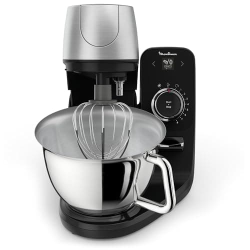 Moulinex Pastry processor, 5.5 L stainless steel bowl, 8 basic recipe programs, Patented technology, Quiet, Robust, Free application with coaching, Coach QA900810 - Image 4