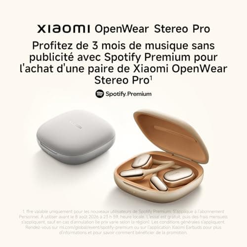 XIAOMI OpenWear Stereo Pro, Open Ear Bluetooth Earbuds with Earloop, Comfort and Stability Port, 45 Hours Battery Life, IP54 Waterproof, Multi-Transducers, Hi-Res HiFi Audio - Image 4