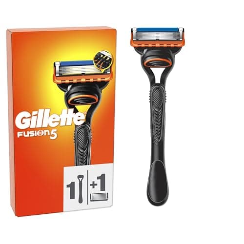 Gillette Fusion5 Men's Razor with Handle and Cartridge 5 Blades, Precision Blade For Hard Areas, With Lubricating Strip For Smooth Face Gliding, 1 Refill Per 20 Shaves - Image 3
