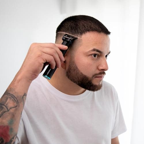 Cecotec Bamba PrecisionCare Profiling Professional Hair & Beard Clipper High Performance Sharp Blade, 4 Guide Combs 1-4mm, Hair & Beard, Autonomy 90 min, Ergonomic - Image 4