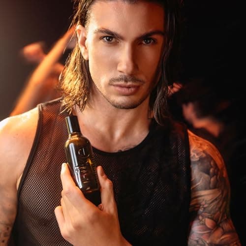 NIKE - Addiction Man Promotion Parfum 100 ml + Déodorant 200 ml, Eau de Cologne et Déodorant pour Homme, Parfum Spray, Eau de Toilette Naturelle, Arôme Fruité de Poire, Figue et Mandarine - Image 8