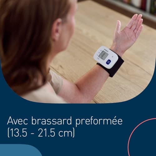 OMRON RS1 Automatic Wrist Blood Pressure Monitor for Home or On the Go Use - Clinically Validated, Blood Pressure Monitor with Preformed Cuff 5.3-8.5 Inch, Cuff Wrap Guide - Image 5