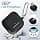Maledan Case Compatible with AirPods 4 Case 2024, Soft Silicone Shockproof Protective Case for Apple AirPods 4th Generation Cover with Cleaning Kit and Carabiner [LED Visible], Black - Image 5