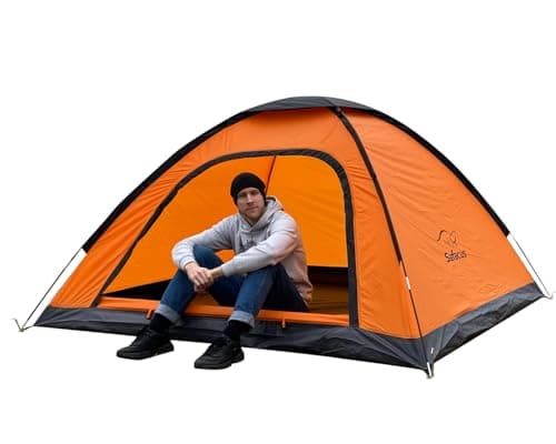 Camping Tent 3-4 Person Lightweight Stable Waterproof 4 Person Family Dome Tent for Camping Travel Trekking Garden Festival - Image 3
