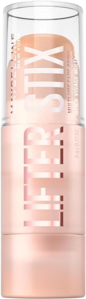 Maybelline New York - Multi-purpose Face Stick - Natural and structured look - Unifies and brightens the complexion, sculpts the face, corrects blemishes - Lifter Stix - Shade : 20