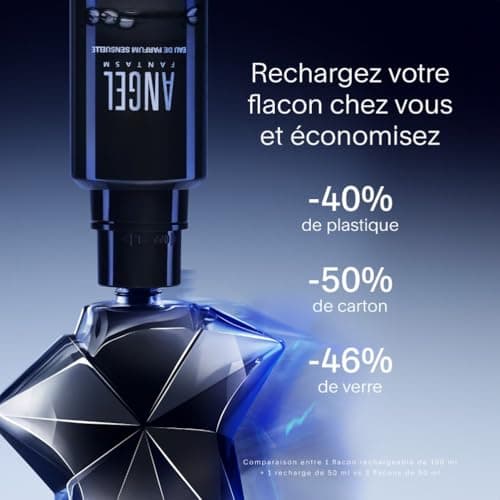 MUGLER - ANGEL FANTASM Refillable Eau De Parfum For Her - Perfume For Women - Gourmand, Amber and Fruity Fragrance - Long-Lasting - Spray Spray - 50 ml - Image 4