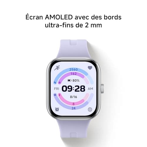 XIAOMI Redmi Watch 5 Smart Watch, Sports and Fitness Tracker, 53 mm AMOLED Display, Up to 24 Days of Battery Life, 150+ Sports Modes, Heart Rate Monitoring, Lavender - Image 5