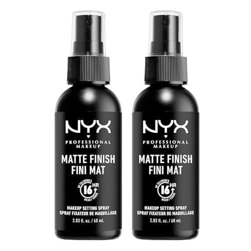 NYX Professional Makeup Dewy Finish Setting Setting Spray, Finishing Spray, Long-Lasting Stay, Matte Finish, Vegan Formula, Pack of 2, Model: Matte - Image 2