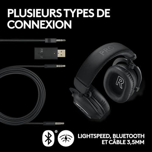 Logitech G PRO X SUPERLIGHT 2 LIGHTSPEED Wireless Gaming Mouse, Charging USB-C, PC and Mac + PRO X TKL LIGHTSPEED Wireless Gaming Headset, 50mm Graphene Transducers for PC and PS5 – Black - Image 7