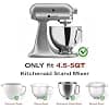 GVODE Lid for Kitchenaid 4.3 and 4.7/4.8L Mixers on Tilting Head Base, Clear, Splash Protection, Perfect for Kitchenaid Bowl, Dishwasher Safe - Image 3