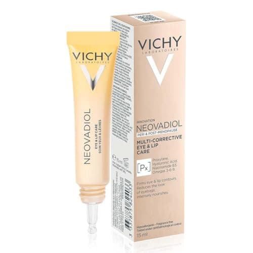 Vichy, Neovadiol, Multi-Correcting Eye & Lip Care, Nourishing & Protective Action, Enriched with Proxylan, Cassia, Hyaluronic Acid & Niacinamide, For Mature Skin, 15 ml - Image 3