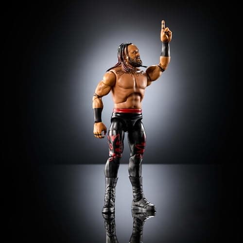 Mattel WWE Elite Action Figure & Accessories, Series #118, 6-inch Collectible Jacob Fatu with 25 Joint Points & Swappable Hands, Various Colours - Image 5