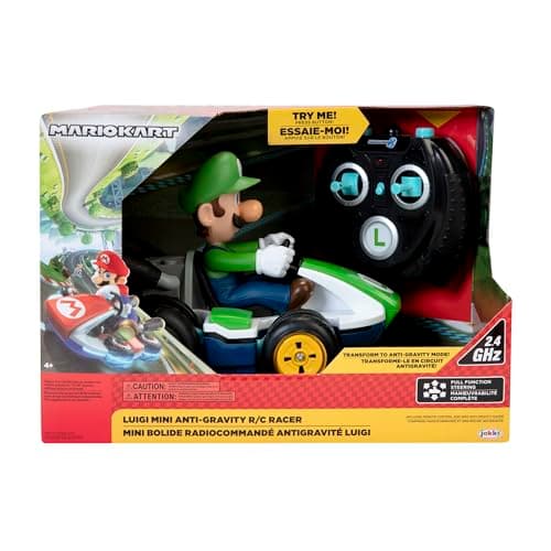 Nintendo - Official Licence - Mario Kart 8 - Luigi Anti-Gravity 2.4GHz Mini RC Car - 360° Rotations, Turns, Skids - Range 30m - Remote Control Car for Kids 4+ - Gaming Universe - Image 7