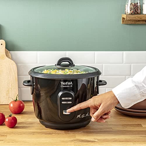 Tefal Classic 2 Automatic Rice Cooker, 3 L Capacity, 900 g Rice, Steamer, Non-Stick Bowl, Keep Warm, Unattended Cooking RK102811 - Image 7